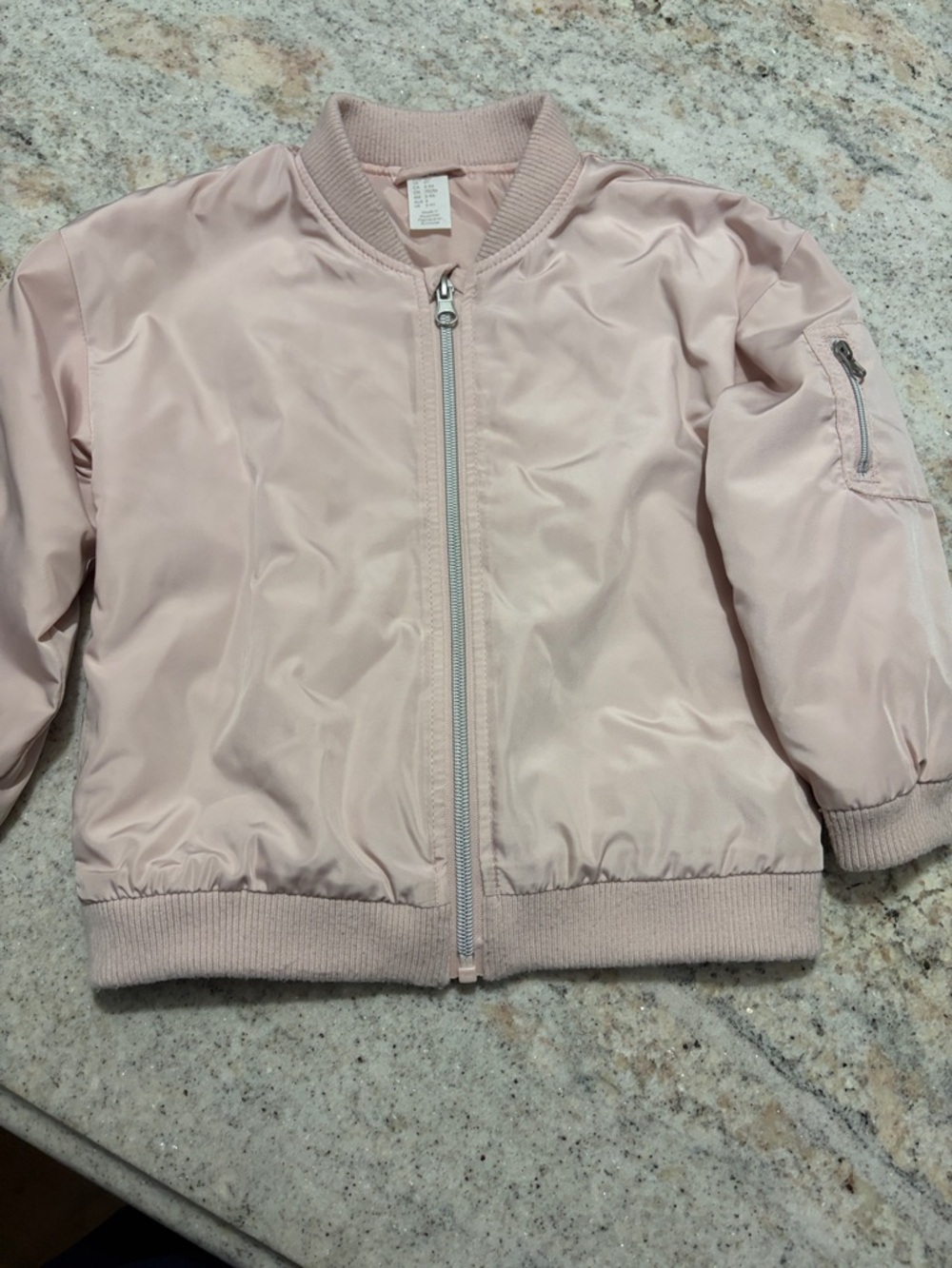 10/$30 H&M Kids Blush Pink Bomber Jacket